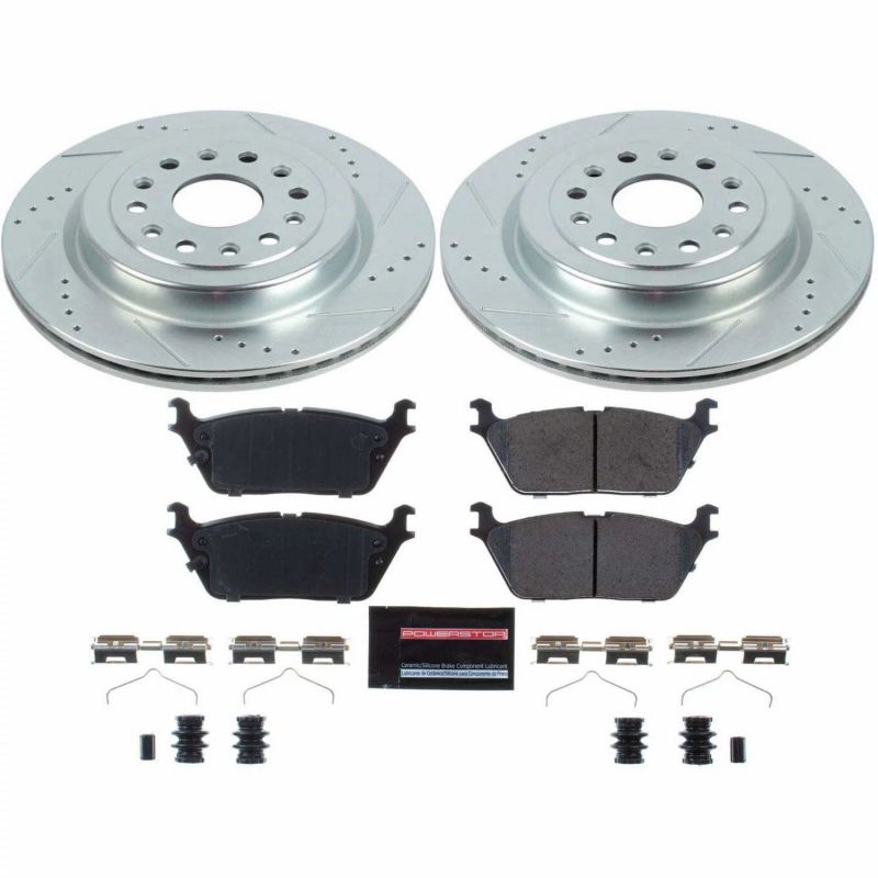 PowerStop Power Stop 2019 Ram 1500 Rear Z23 Evolution Sport Brake Kit