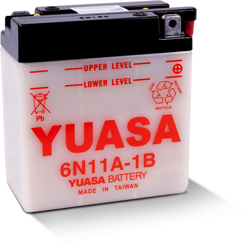 Yuasa Battery Yuasa 6N11A-1B Conventional 6-Volt Battery
