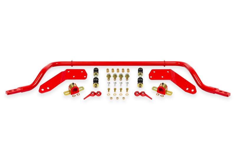 BMR Suspension BMR 78-87 G-Body Front Sway Bar Kit - 1.25in Hollow - 2-Hole Adjustable - Red