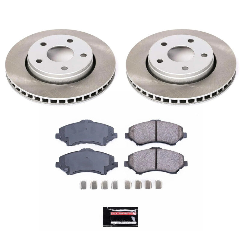 PowerStop Power Stop 2018 Jeep Wrangler JK Front Semi-Coated Rotor Kit