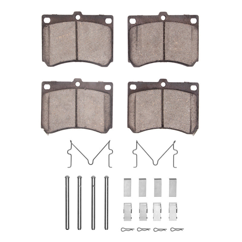 R1 Concepts R1 1990-2003 Ford Escort Front R1 Semi Met Pads & Hardware Kit