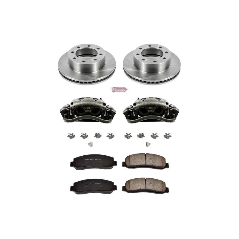 PowerStop Power Stop 05-10 Ford F-350 Super Duty Front Autospecialty Kit w/Cals