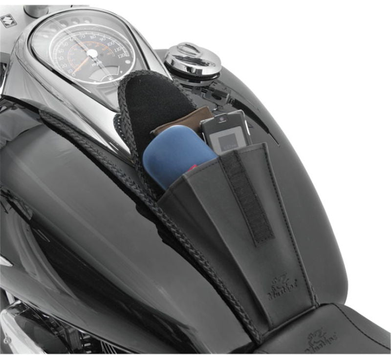 Mustang Motorcycle Mustang 05-08 Suzuki VL800 Volusia, Boulevard C50 Tank Bib - Black