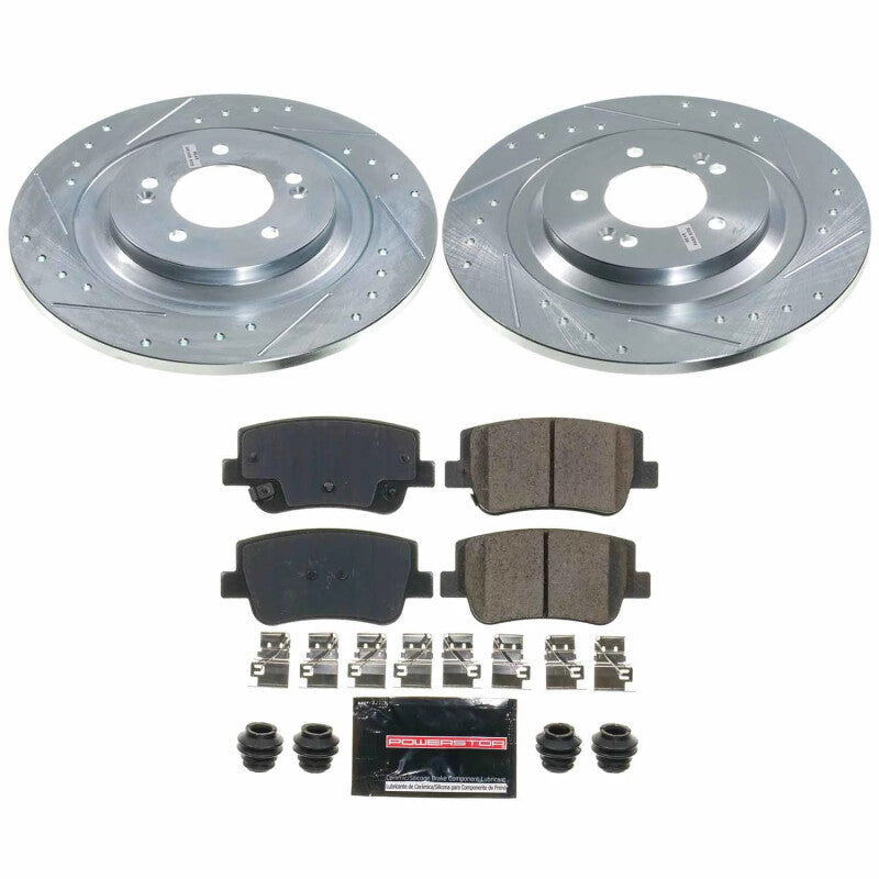 PowerStop Power Stop 2023 Hyundai Sonata Rear Z23 Evolution Brake Kit