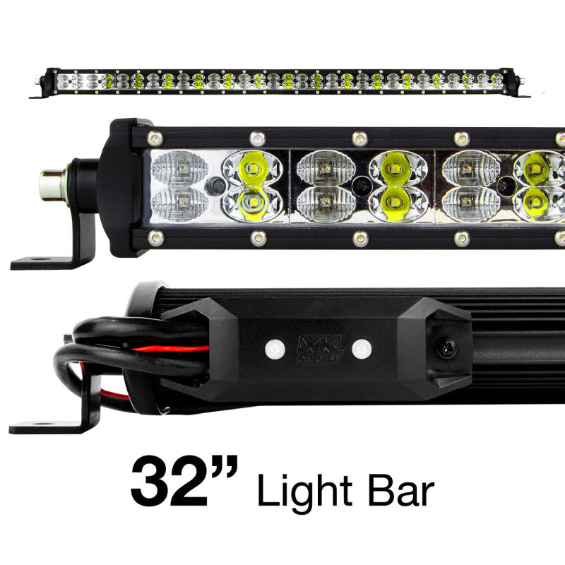 XKGLOW XK Glow RGBW Light Bar High Power Offroad Work/Hunting Light w/ Bluetooth Controller 32In