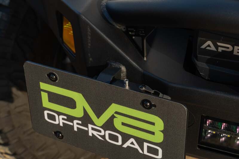 DV8 Offroad Universal Quick Release D-Ring License Plate Mount