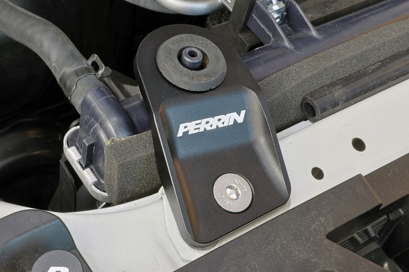 Perrin Performance PERRIN 15-21 Subaru WRX/STI / 13-17 Crosstrek / 12-16 Impreza Upper Radiator Bracket Set - Black
