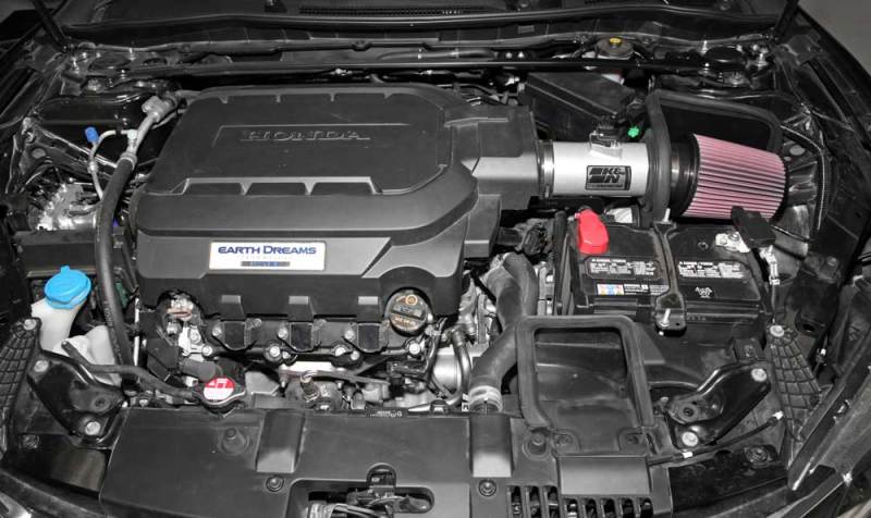 K&N Engineering K&N 13-14 Honda Accord 3.5L V6 69 Series Typhoon Air Intake System - Silver Cold Air Intake Kit