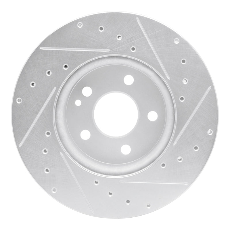 R1 Concepts R1 16-23 Mercedes-Benz Viano (Mexico) Front Left Drilled & Slotted Silver Brake Rotor