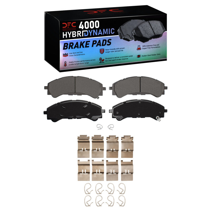 DFC 19-25 Ford Ranger (USA/Canada) Front 4000 HybriDynamic Brake Pads and Hardware Kit