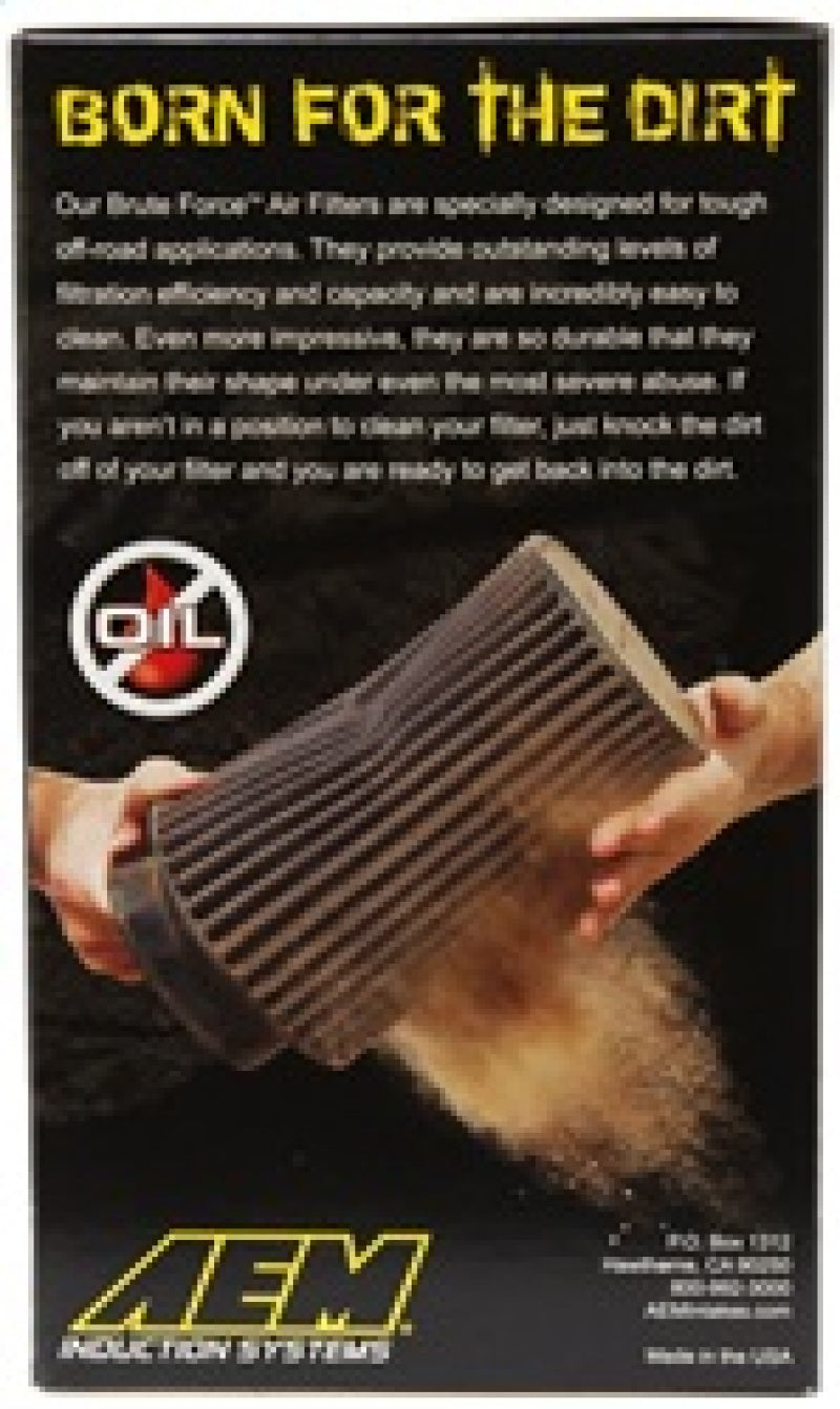 AEM Induction AEM 3.5 in x 9 in Dryflow Conical Air Filter