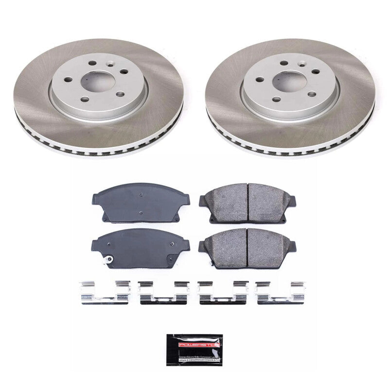 PowerStop Power Stop 15-17 Chevrolet Trax Front Semi-Coated Rotor Kit