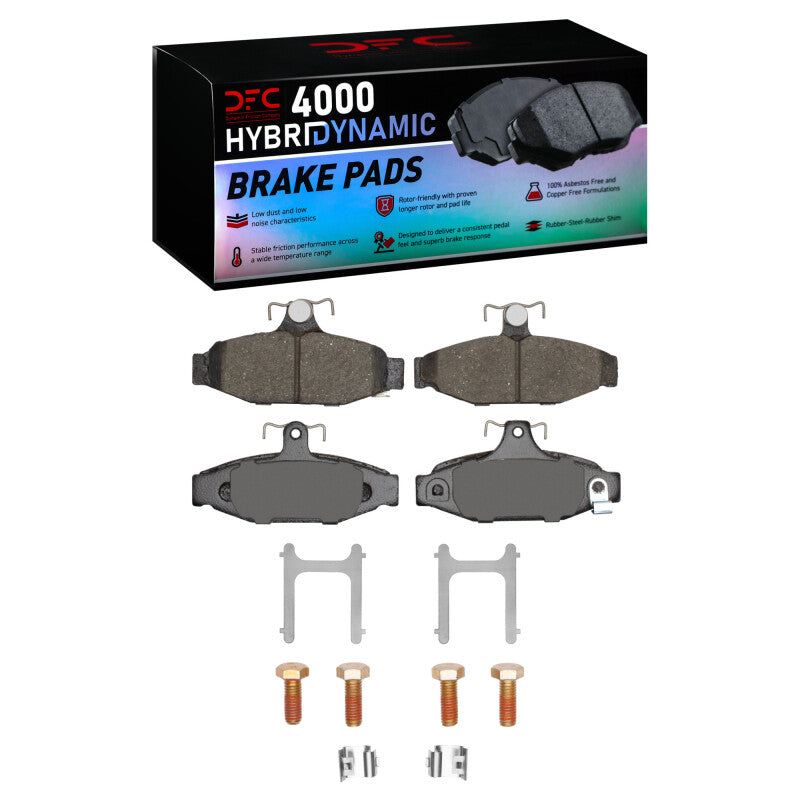 DFC 85-97 Chevrolet Camaro Rear 4000 HybriDynamic Brake Pads and Hardware Kit