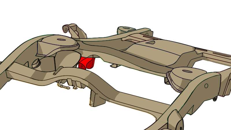 Rustbuster Rear Track Bar Bracket