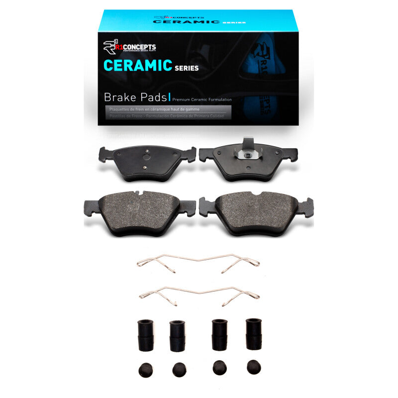 R1 Concepts R1 96-08 Chrysler Crossfire Front Ceramic Pads & Hardware Kit