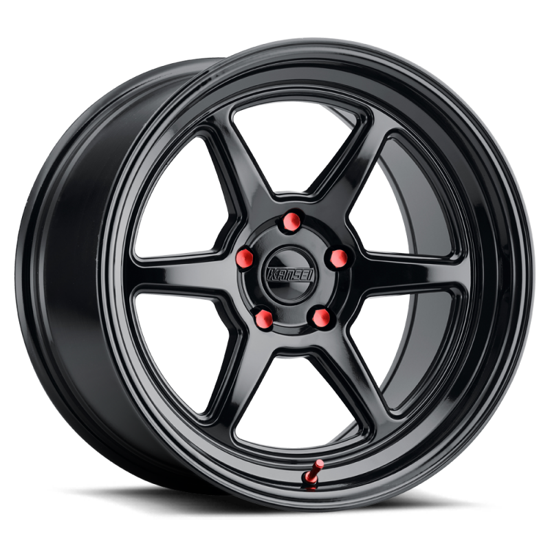 Kansei K14B Roku 18x10.5in / 5x100 BP / 12mm Offset / 66.56mm Bore - Gloss Black Wheel