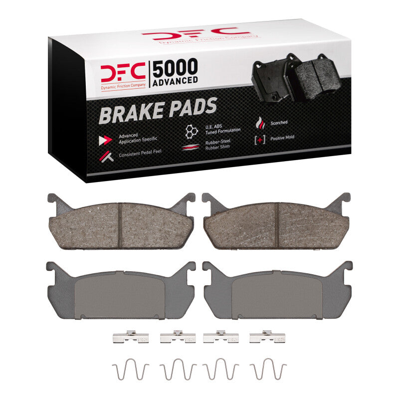 DFC 90-97 Mazda Miata (NA) Rear 5000 Advanced Ceramic Brake Pads and Hardware Kit