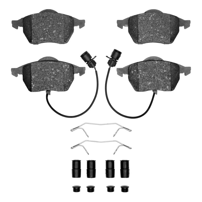 R1 Concepts R1 92-00 Audi 100 Quattro Front Semi Met Pads & Hardware Kit