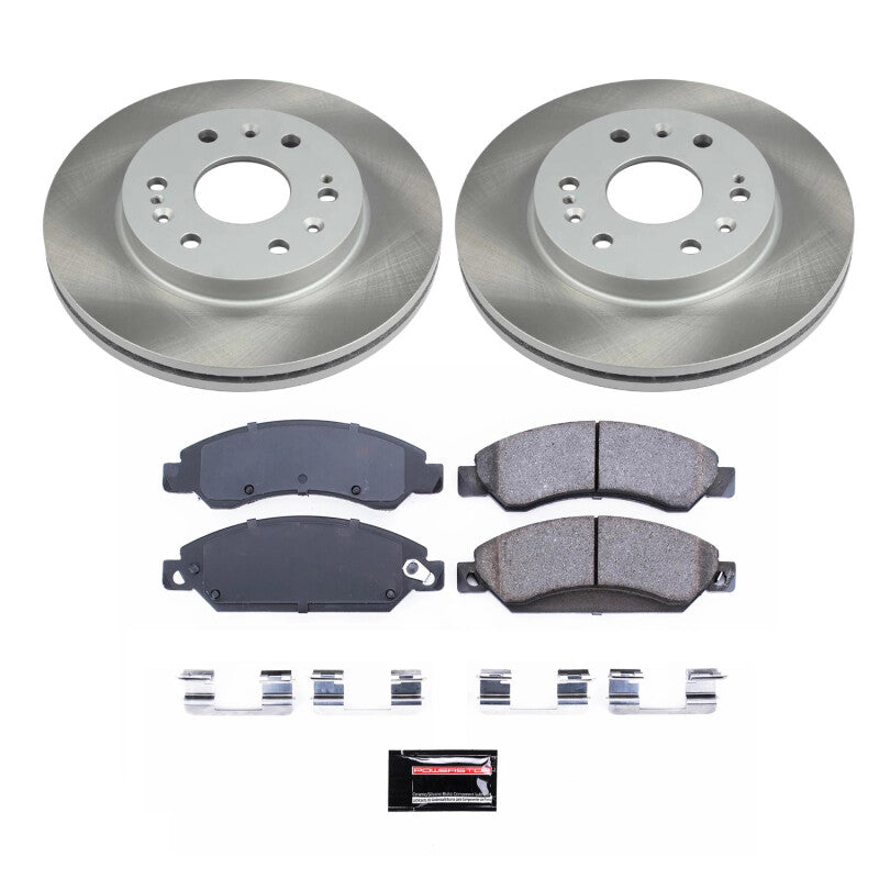 PowerStop Power Stop 2007 GMC Yukon XL 1500 Front Semi-Coated Rotor Kit