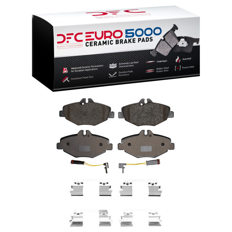 DFC 03-09 Mercedes-Benz E350 Front Euro 5000 Ceramic Brake Pads and Hardware Kit