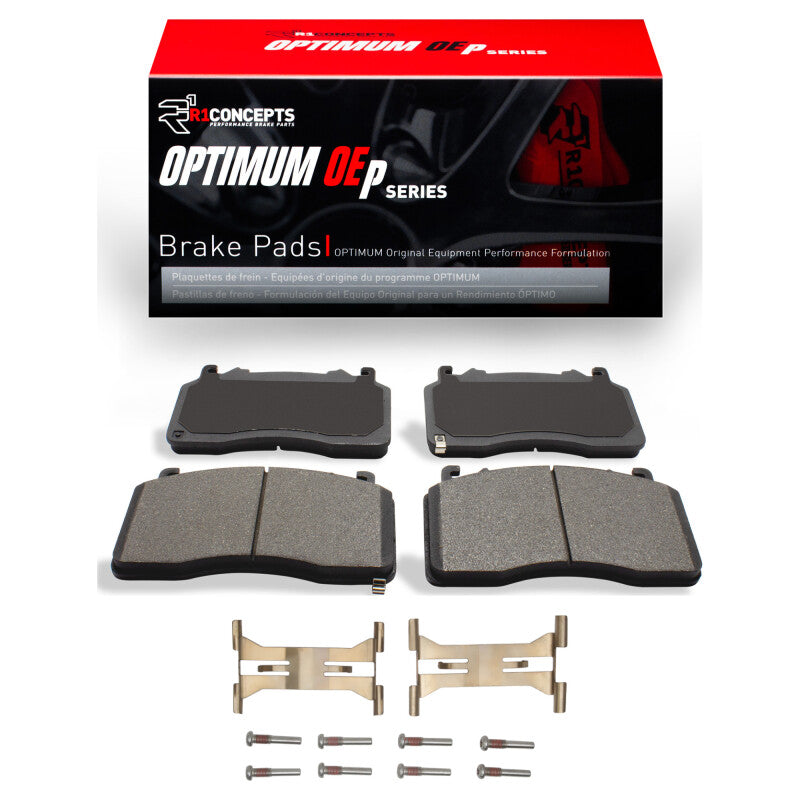 R1 Concepts R1 20-22 Ford Mustang Front Optimum OE Pads & Hardware Kit