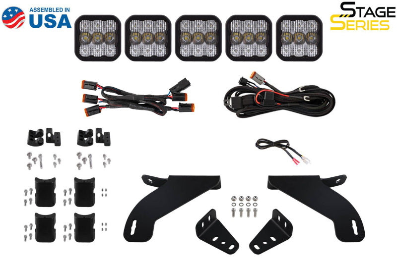 Diode Dynamics 21-22 Ford F-150 SS5 Grille Mount Bracket Kit