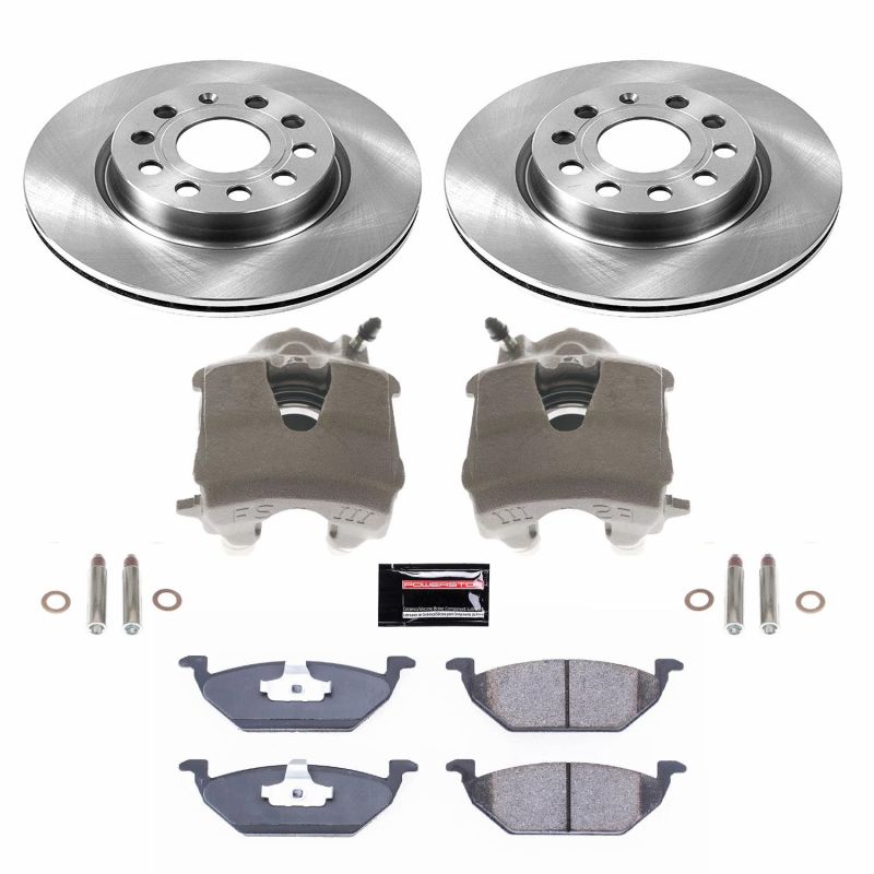 PowerStop Power Stop 11-15 Volkswagen Jetta Front Autospecialty Brake Kit w/Calipers
