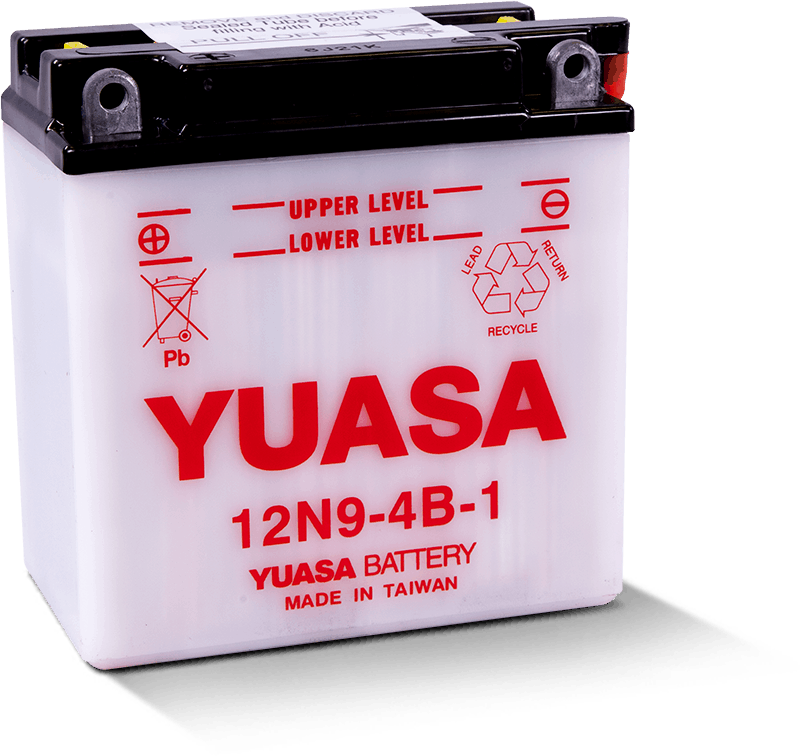 Yuasa Battery Yuasa 12N9-4B-1 Conventional 12-Volt Battery