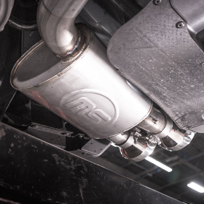 Stainless Works 2020 Ford GT500 Legend Catback H-Pipe Exhaust Factory Connect - Polished Tips