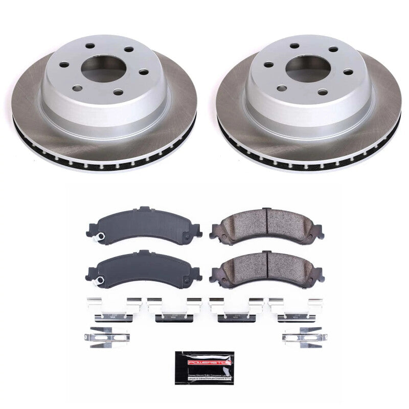 PowerStop Power Stop 00-06 GMC Yukon XL 1500 Rear Semi-Coated Rotor Kit