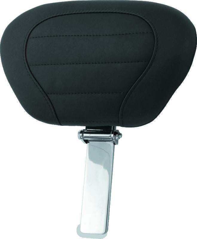 Mustang Motorcycle Mustang 08-21 Harley Electra Glide Std, Rd Glide ,Rd King, Str Glide Driver Backrest Deluxe - Black