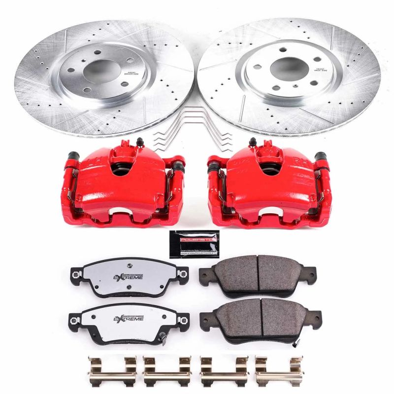 PowerStop Power Stop 14-15 Infiniti Q60 Front Z26 Street Kit w/Cals