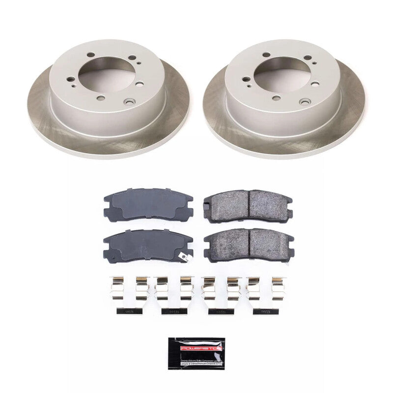 PowerStop Power Stop 99-03 Mitsubishi Galant Rear Semi-Coated Rotor Kit