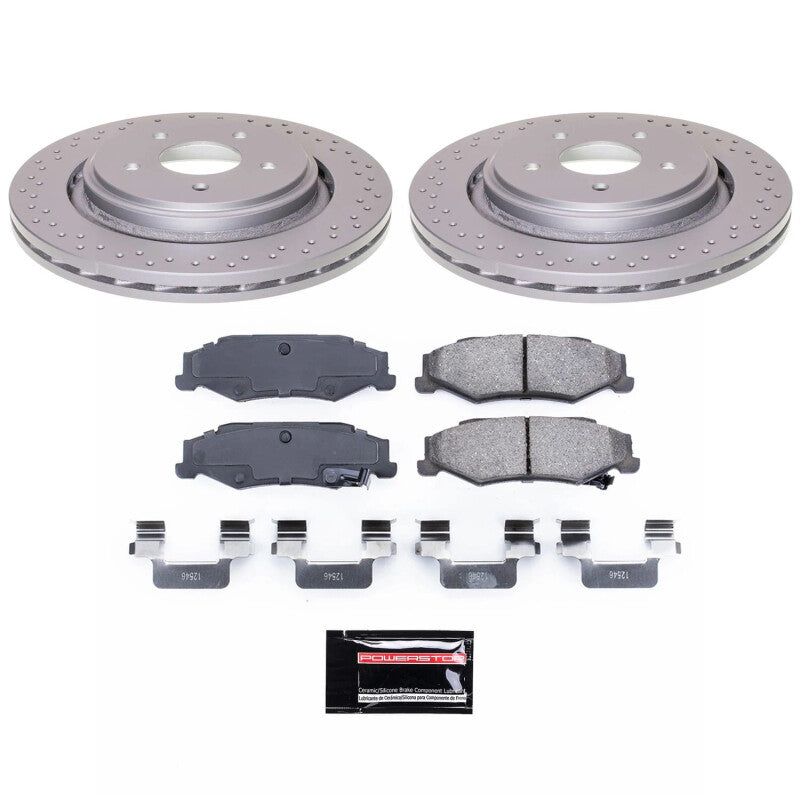 PowerStop Power Stop 06-09 Cadillac XLR Rear Z17 Coated Brake Kit