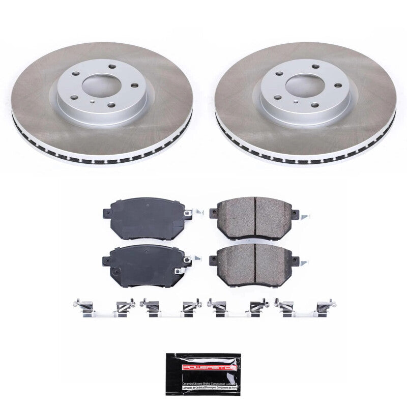 PowerStop Power Stop 06-07 Nissan Murano Front Semi-Coated Rotor Kit