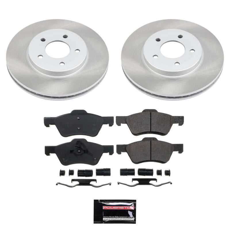 PowerStop Power Stop 10-11 Mercury Mariner Front Semi-Coated Rotor Kit