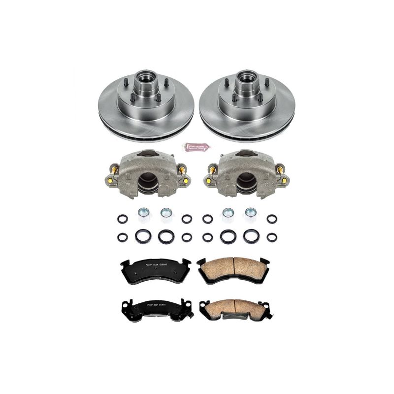 PowerStop Power Stop 94-96 Chevrolet Impala Front Autospecialty Kit w/Cals