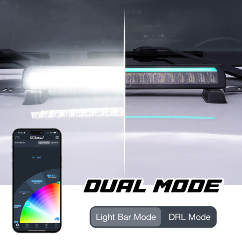XKGLOW XK Glow XKmax 40in Offroad Light Bar w/ RGBW Chasing DRL & App Control