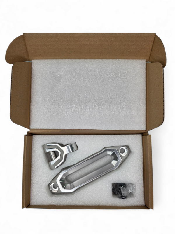 Elektric Off Road Elektric Offroad Winch Hawse Fairlead And Hook Combo Anodized Clear