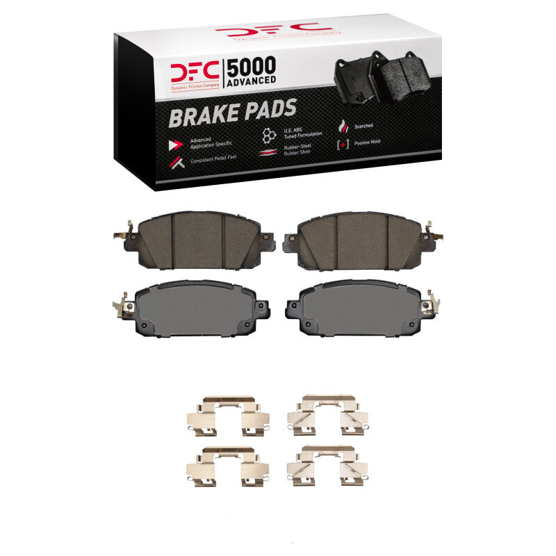 DFC 20-25 Nissan Sentra Front 5000 Advanced Ceramic Brake Pads and Hardware Kit
