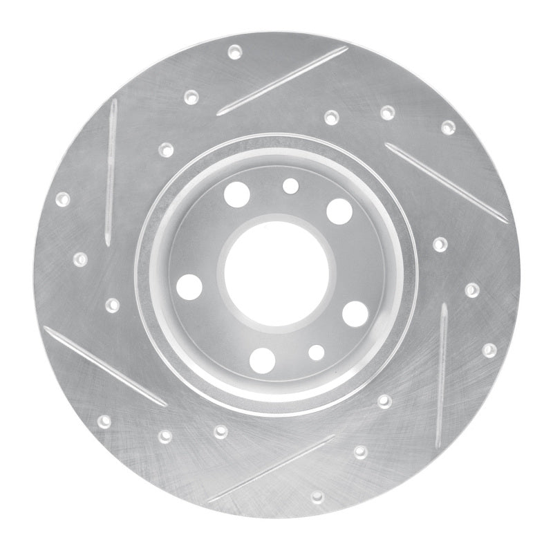 R1 Concepts R1 72-78 Volkswagen Type 2 Front Right Drilled & Slotted Silver Brake Rotor