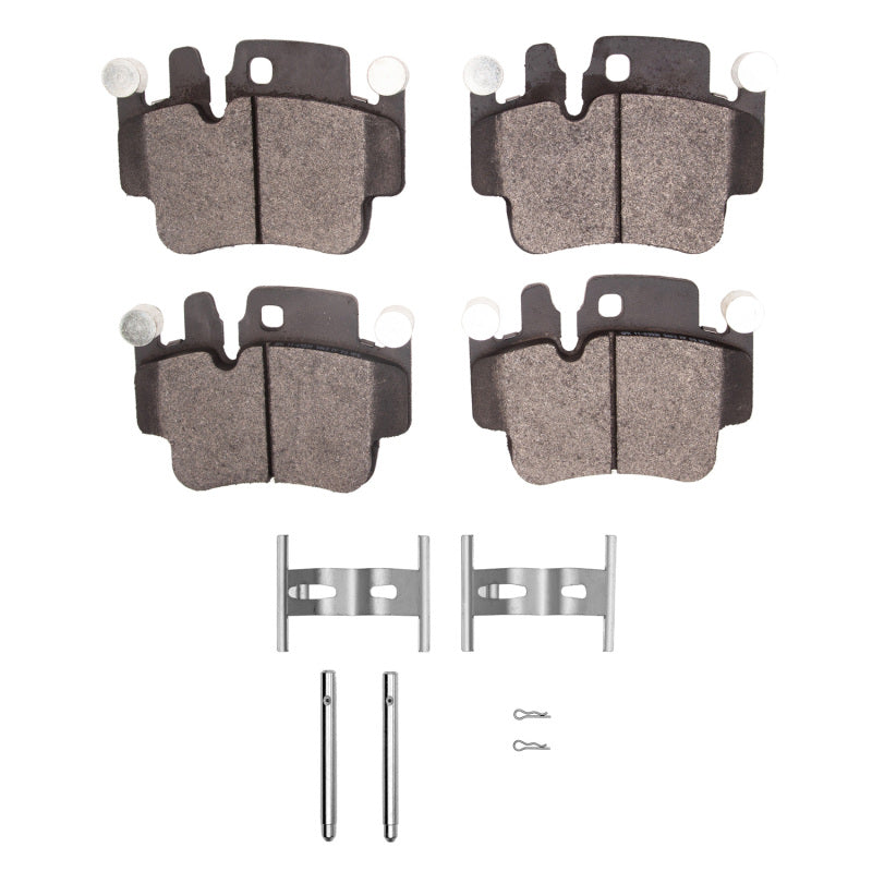 R1 Concepts R1 02-05 Porsche 911 Rear Semi Met Pads & Hardware Kit