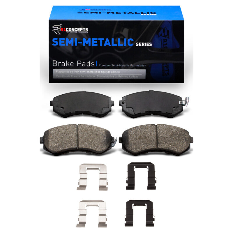 R1 Concepts R1 1989-1996 Nissan 240SX Front R1 Semi Met Pads & Hardware Kit