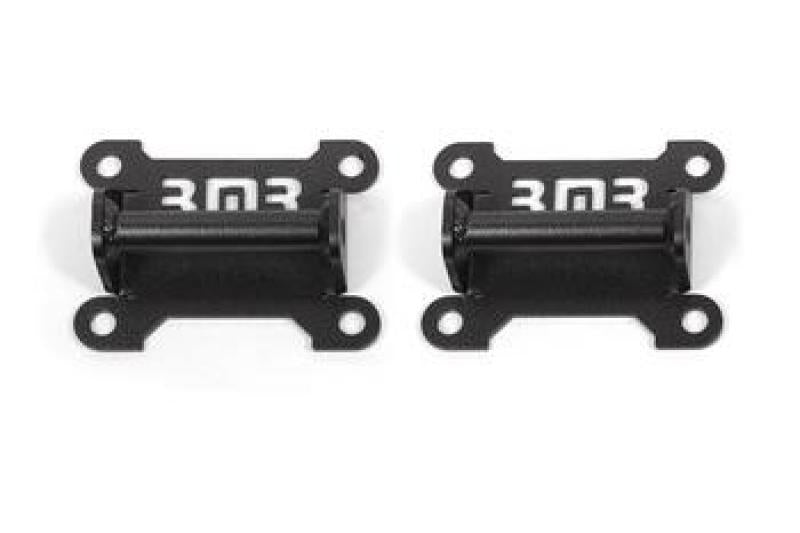 BMR Suspension BMR 98-02 Chevrolet Camaro Motor Mount Kit (Solid Steel) - Black Hammertone