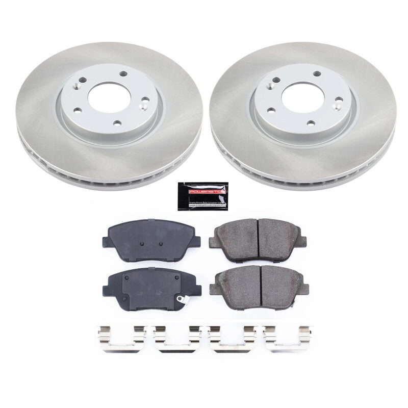 PowerStop Power Stop 11-16 Kia Optima Front Semi-Coated Rotor Kit