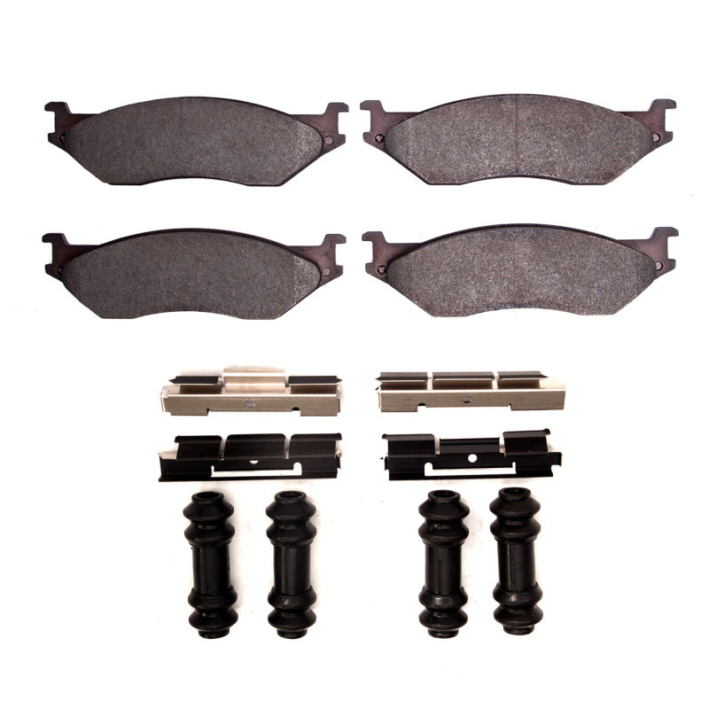 R1 Concepts R1 99-10 Coachmen Mirada Front/Rear Semi Met Pads & Hardware Kit