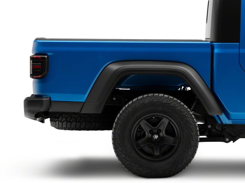 Raxiom 20-23 Jeep Gladiator JT Axial Series LED Tail Lights- Black Housing (Smoked Lens)