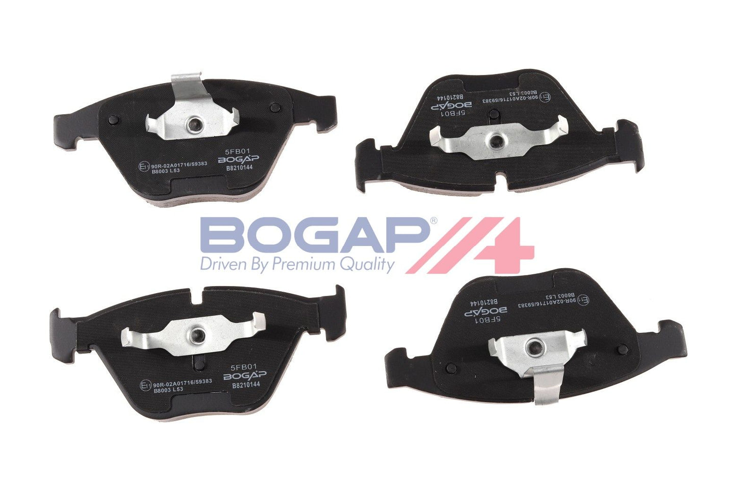 BOGAP B8210144 Brake Pad Set, Disc Brake