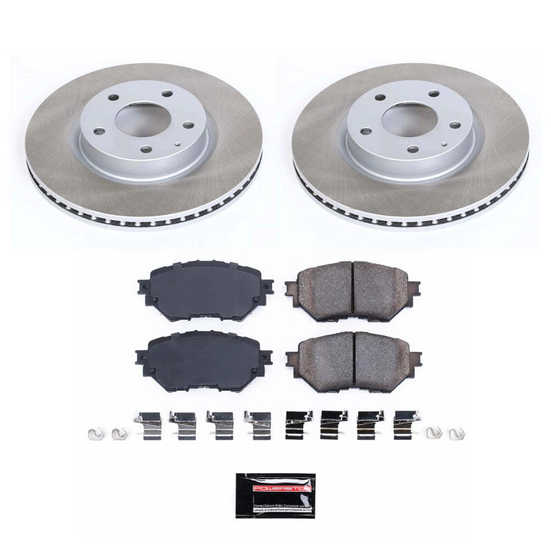 PowerStop Power Stop 17-18 Mazda 3 Front Semi-Coated Rotor Kit