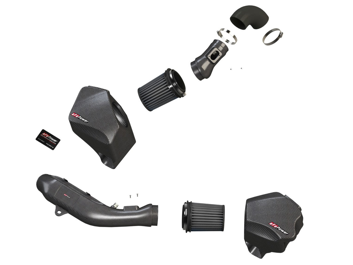 aFe BMW S55 Black Series Momentum Carbon Fiber Pro DRY S Air Intake (M4) ML Performance US